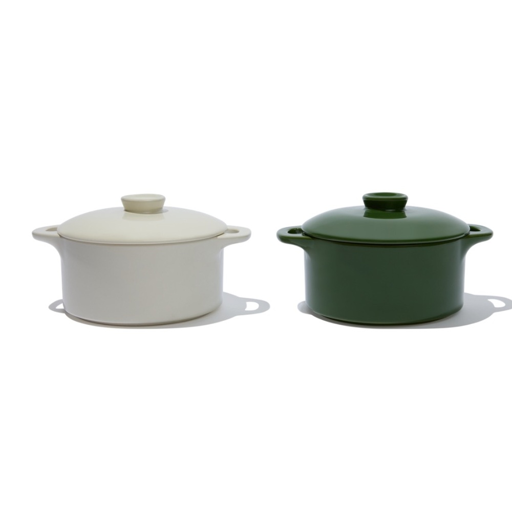 Brocc your body Mini Round Ceramic Cocotte Set